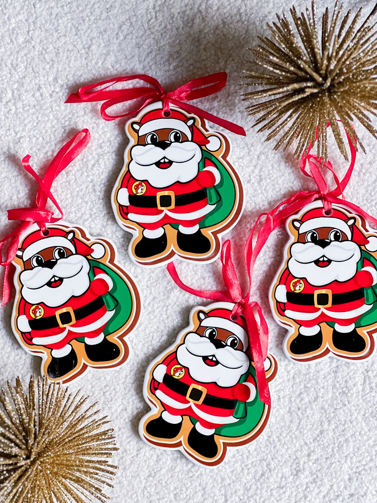 Buc-ee’s Christmas Ornaments, Ceramic Collectible Holiday Ornaments