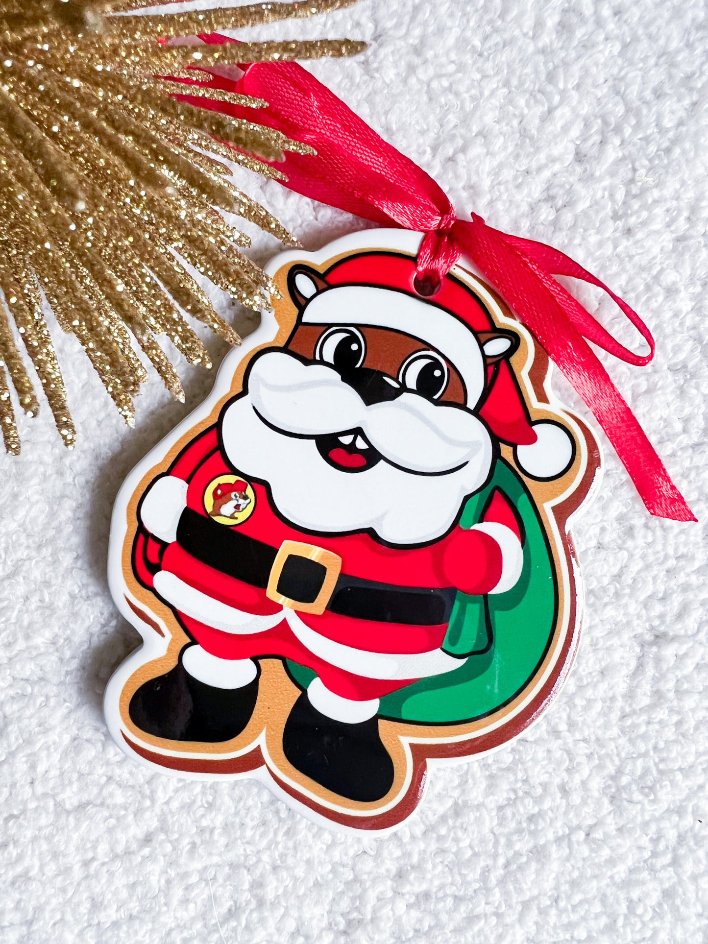 Buc-ee’s Christmas Ornaments, Ceramic Collectible Holiday Ornaments