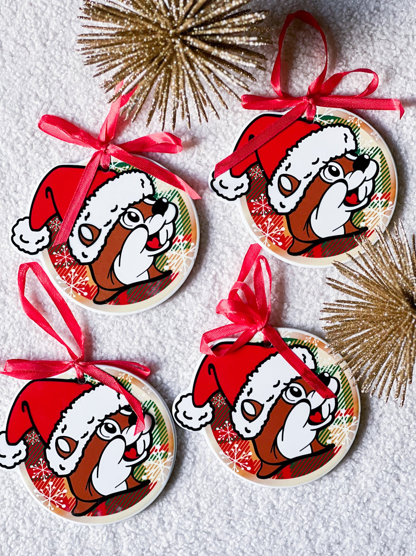 Buc-ee’s Christmas Ornaments, Ceramic Collectible Holiday Ornaments