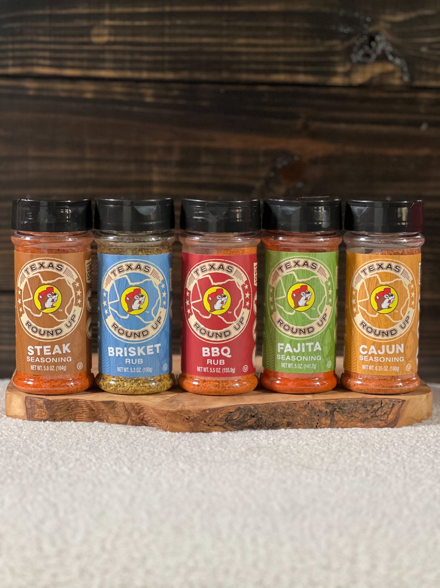 Buc-ee's Seasoning Gift Box: Steak, Fajita, BBQ, Cajun, Brisket, Seasoning Set