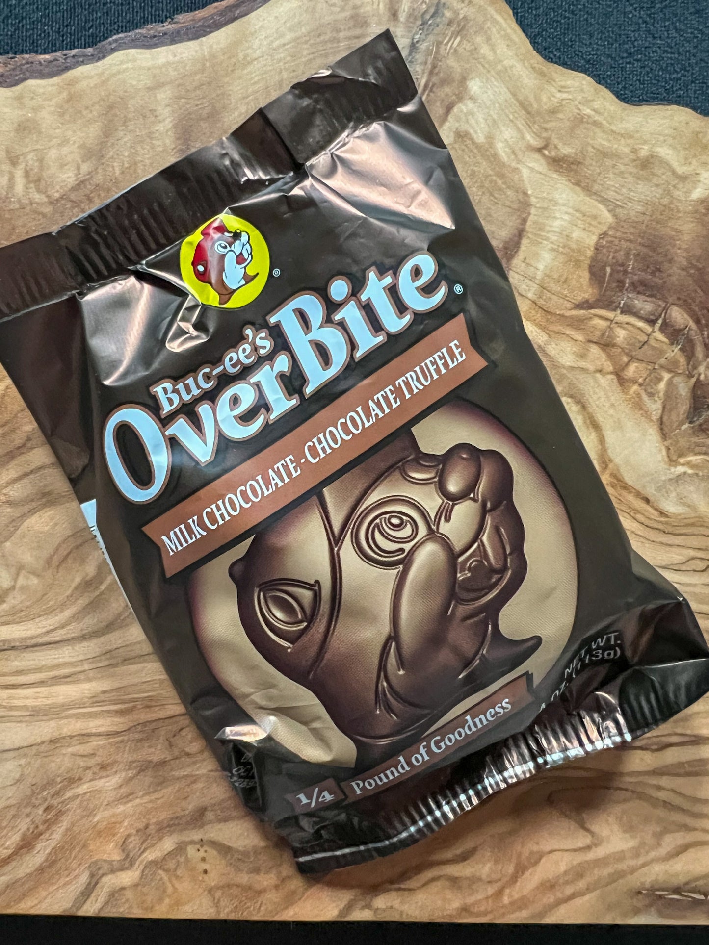 Buc-ee's Chocolate Overbite Gift, Milk Chocolate Caramel, Dark Chocolate, Cookies and Cream, Chocolate Truffle, Peanut Butter