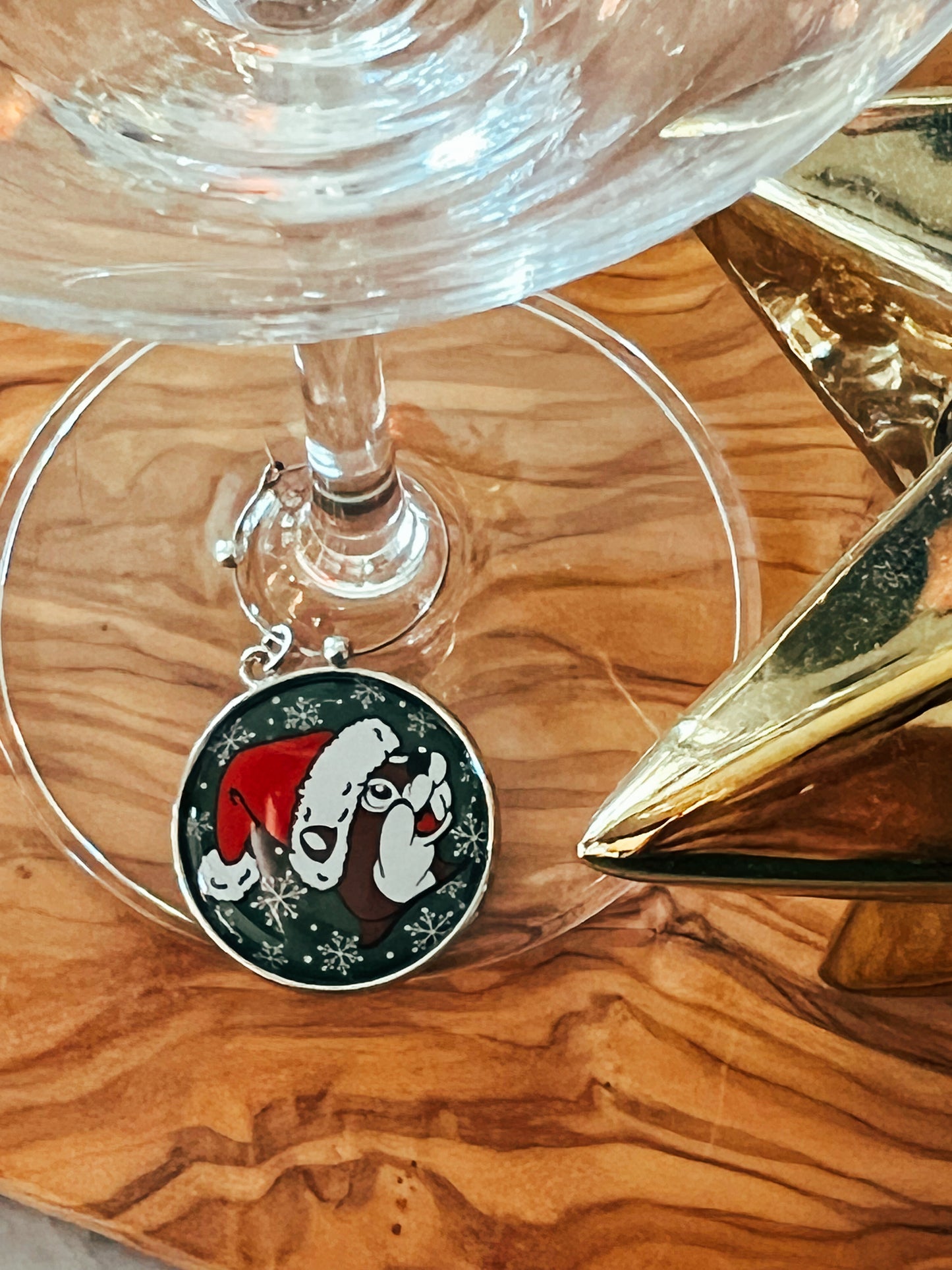 Buc-ee's Christmas Wine Charms; Holiday Gifts; Stocking Stuffer; Wine Lovers