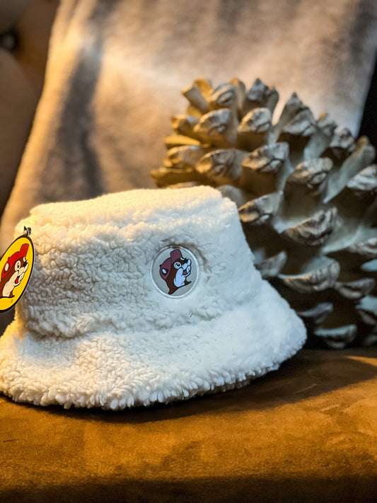 Buc-ee's Sherpa Bucket Hat, Winter Hat, Cool People, Winter Fashion