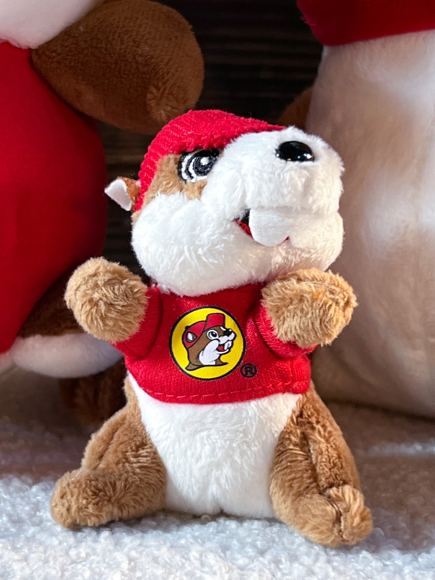 Stuffed Plush Buc-ee Beaver: 12" Beaver, Keychain, Beaver Ball, Jerky, Nuts, Gift Set