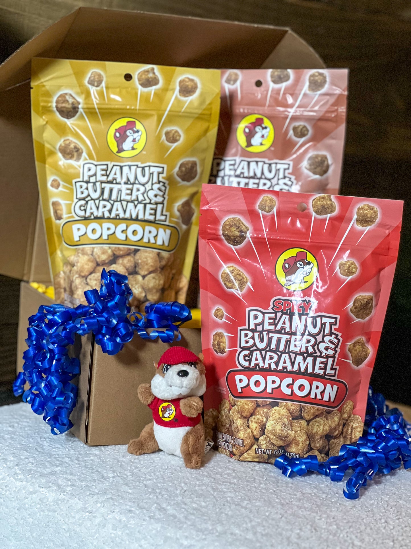 Buc-ee's Popcorn Snack Box, Gift Box, Gift Basket, Care Package, Care Package, Staff Appreciation, Employee Incentives, Staff Christmas Gift